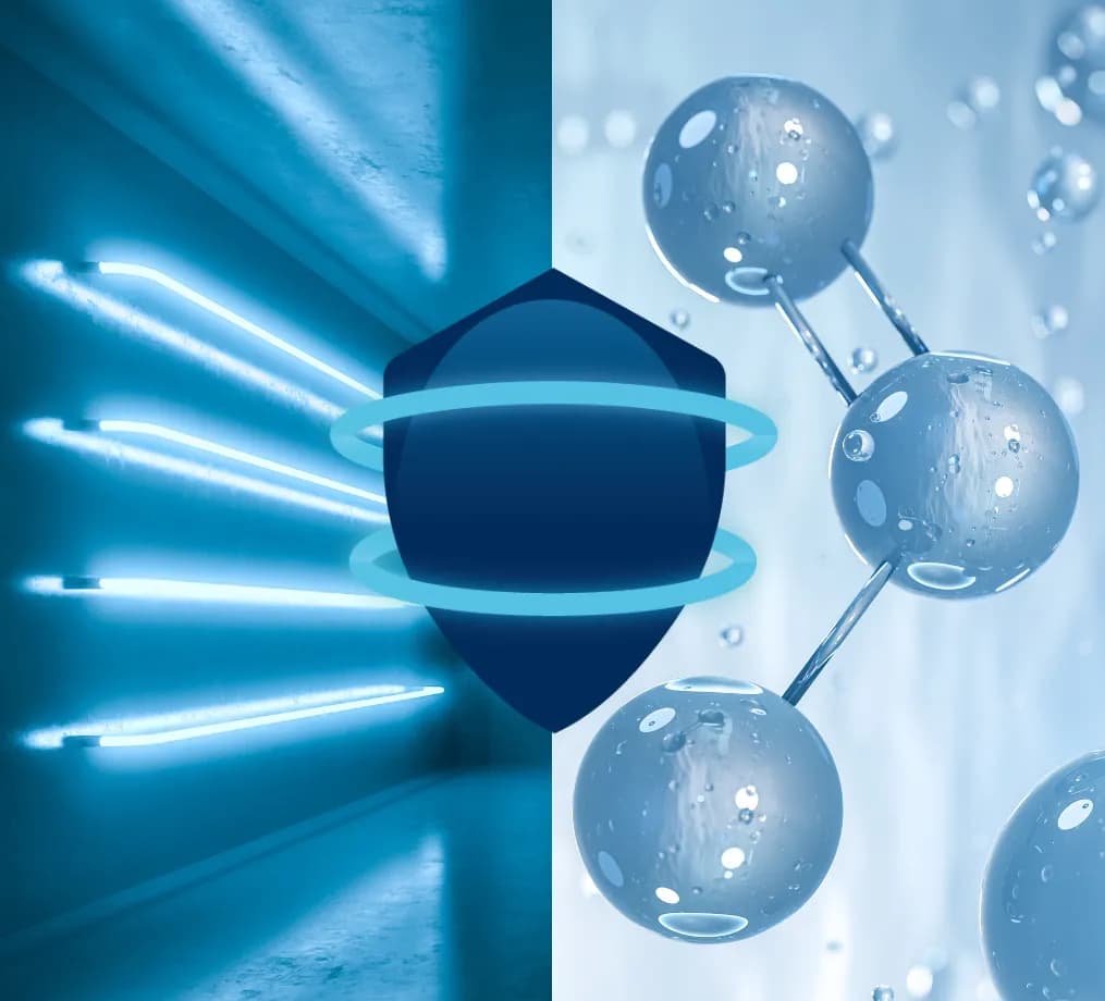 Désinfection et nettoyage durables par UVC et eau ozonée