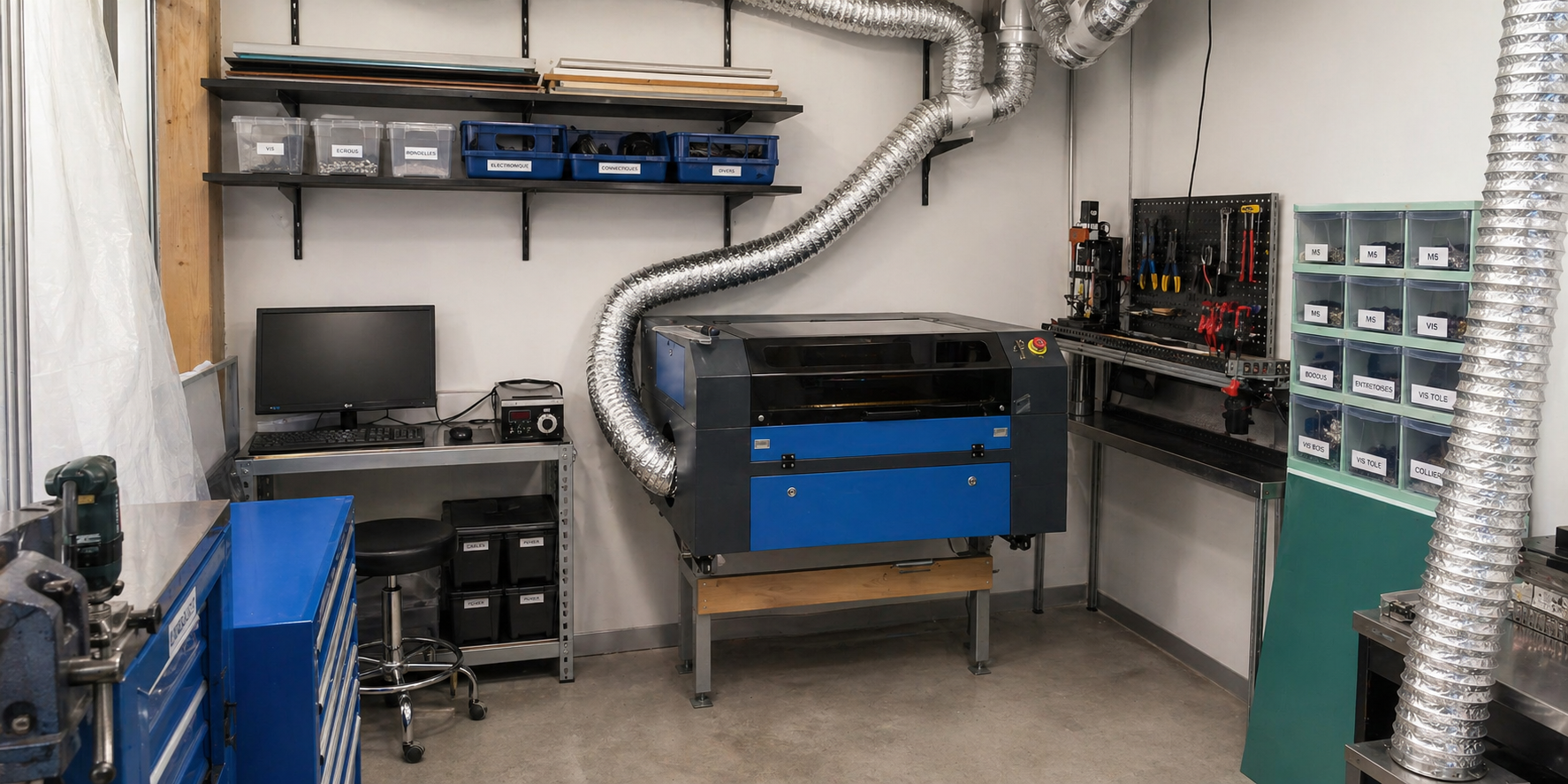 Imprimantes 3D et découpe laser